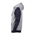 thumbnail image 4 of Tee Jays Mens Two Tone Raglan Hooded Sweatshirt, 4 of 5