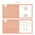 thumbnail image 2 of Xingzhi 10 Pieces Table Number Stand Round Shape Metal Convenient Card Holder Centerpieces Paper Clamp Wedding Decoration Tabletop Decor Star rose gold, 2 of 5