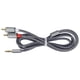 thumbnail image 2 of Conector de 3,5 mm a 2 RCA Cable de audio auxiliar Cable de audio de alta fidelidad para teléfonos móviles Computadoras portátiles Altavoz, 2 of 14