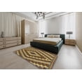 thumbnail image 5 of Ahgly Company Machine Washable Indoor Rectangle Contemporary Saddle Brown Area Rugs, 2' x 3', 5 of 7
