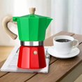 thumbnail image 4 of Cafetera clásica para , cafetera Espresso, percodor, , extracción de presión para eléctrica, herramientas de cocina Multicolor 150ml Soledad Cafetera Moka, 4 of 8