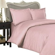 Egyptian Bedding 300 Thread-Count, Full Pillow Cases, Pink solid, Set of 2