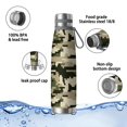 thumbnail image 4 of 29oz Insulated Water Bottle with Tea Infuser, Stainless Steel Travel Mug, Camouflage Print, 4 of 6