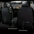 thumbnail image 3 of PEPWELL Leather Car Seat Covers Full Set,  Automotive Seat Covers 5 Seats, Breathable Waterproof Full Wrapping Edge Seat Covers, Fit for Most Cars SUV and Most Sedans Hatchbacks Crossovers, 3 of 12