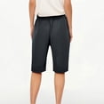 thumbnail image 7 of Qulqfy Wide Leg Shorts Women High Waisted Summer Black Quick Dry Shorts Casual Knee Length Workout Shorts for Women 4XL, 7 of 7