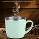 thumbnail image 2 of Stainless Steel Wheat Straw Cup Thermal Flasks Insulation Water Coffee Juice Milk Mug 220 ML(Green) Ecomeon no, 2 of 6