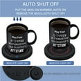 thumbnail image 3 of Gifts for Dad from Daughter - Black 11 fl oz Coffee Mugs Warmer Set, Auto Shut Off Smart Coaster, Dad Gifts, Fathers Day Gifts for Dad, Natubeau Mugs Smart Warmer, 3 of 8