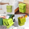 thumbnail image 3 of Kitchen Trash Bin-5L [Fresh Green], 3 of 5