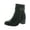 Black Smooth, variant on Womens Dessert Faux Leather Ankle Boots