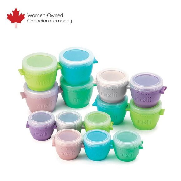 Melii Snap & Go Pods (2oz, 6 pcs + 4oz, 4pcs + 6oz, 4pcs) for Babies, Toddlers and Adults