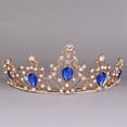 thumbnail image 6 of Crystal Bridal Tiaras Crowns Hair Jewelry Styling Crownpiece For Wedding Event Secure Grip Rhinestones Hair Decoration, 6 of 9