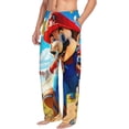 thumbnail image 2 of Saiise Mario Print Mens Pama Pants for Men,Mens Lounge Pants,Funny Gifts for Men,Men's Pama Bottoms, 2 of 7