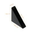 thumbnail image 2 of Lot de 50 Protecteurs d'Angle 9x50mm Plastique Angle Droit Gardes d'Angle Coussin, Noir, 2 of 6