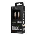 thumbnail image 2 of SilverStone Technologies CPU06G-1000 1 m USB 3.1 Generation 2 Type-C to Type-C with E-Marker IC & Support PD Function Cable, Gold, 2 of 2