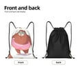 thumbnail image 5 of Kdxio Sloth with Donuts1 Print Drawstring Backpack Bag,Waterproof Draw String Back Sack, Gym Drawstring Bags Swim Bag For Unisex, 5 of 9