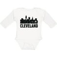 thumbnail image 3 of Inktastic Cleveland Skyline Grunge Boys or Girls Long Sleeve Baby Bodysuit, 3 of 5