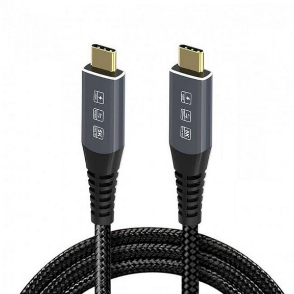 FVH USB4 Cable 40Gbps with 100W Charging and 8K@60Hz 5K@60Hz 1.2M Compatible with Thunderbolt3/4