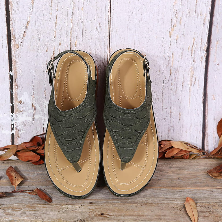 Mens Summer Slingback Comfy Flip-Flops Sandals Slippers Casual