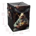 thumbnail image 5 of Easter Car Trash Bin: Foldable with Lid, Leak-Proof, Hanging Storage Bag - Mini Trash Can, Garbage Can for Car, 5 of 6