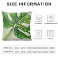 thumbnail image 5 of Shiartex  Summer Pillow Cover Palm Tree Decor Hello Sunshine Tropical Green Leaf Farmhouse Seasonal Pillow Case Decorations for Home Sofa Couch 22x22in, 5 of 5