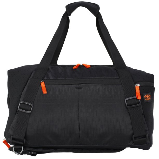 Athletic Works Unisex Fitness Duffel Gym Bag, Black