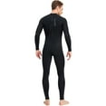 thumbnail image 3 of Yucurem Adult Surfing Wetsuit Men Wet Suits Breathable Sunscreen Diving Suit Swimwear Nylon Full Wetsuit Snorkeling Body Suits with Zipper Black M, 3 of 10