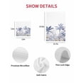 thumbnail image 7 of Blue Yellow Palm Tree Kitchen Dish Towels for Drying Dishes Set of 2, Summer Botanical Tropical Waffle Weave Microfiber Hand Tea Bathroom Towels Quick Dry & Absorbent Towel 15.7x23.6, 7 of 7