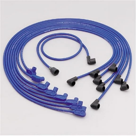 TAYLOR CABLE 73651 90 Degree Blue Spiro-Pro Universal Spark Plug Wire Set