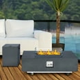 thumbnail image 3 of 48" Propane Fire Pit Table 50,000 BTU with Wind Guard & Rain Cover, Certified Outdoor Fire Table with Glass Beads for Patio, Garden, Backyard, 3 of 8