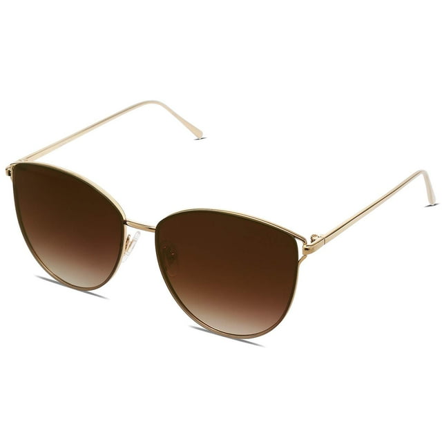 Gafas de Sol SOJOS con Lentes Planas Espejadas para Mujer SJ1085