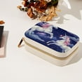 thumbnail image 7 of Starry Unicorn Velvet Portable Jewelry Box with Removable Compartment - Necklace, Earring, and Travel Organizer - Gift, 7 of 7