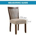 thumbnail image 3 of Dining Chair Seat Cover Stretch Spandex Chair Seat Covers Chair Seat Cushion Slipcovers for Dining Room Kitchen Chairs Removable Washable Chair Seat Covers - Set of 4, Sand, 3 of 8