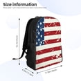 thumbnail image 4 of Honeii Vintage American Flag Print Laptop Backpack for Work, College, Travel, Daily Backpacks for Men Women, Sport Rucksack,Computer Bag, 4 of 8