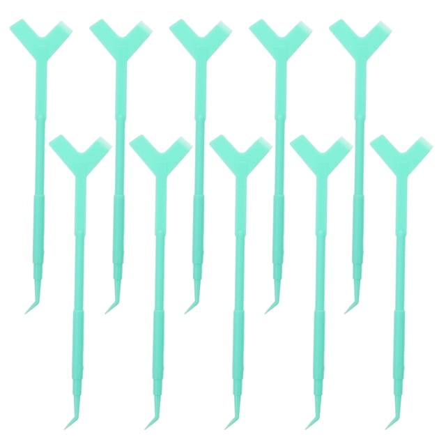 10Pcs 3-in-1 Y Shape Lash Brush Comb Eyelash Lift Perm Tool for Home Salon