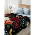 thumbnail image 5 of Twin XL Flat Sheet Only Pastoral Colorful Flower Leaf Soft Microfiber Cooling Bedding Sheets Country Blossom Floral Bird Flat Bed Sheet for Hotel,Home Decor, 5 of 9