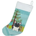 thumbnail image 2 of Carolines Treasures BB4137CS Merry Christmas Tree French Bulldog Black White Christmas Stocking  Large multicolor, 2 of 2