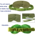 thumbnail image 2 of Juego de 3 antifaces para dormir 3D con forma de rana, bonitos antifaces de dibujos animados, color verde, 2 of 5