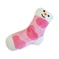 thumbnail image 2 of Juguete de peluche para cachorro de perro, calcetines de peluche, mordedor, regalo de cumpleaños, juguete interactivo divertido con chirrido, mascotas Rosa, 2 of 8