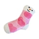 thumbnail image 2 of Juguete de peluche para cachorro de perro, calcetines de peluche, mordedor, regalo de cumpleaños, juguete interactivo divertido con chirrido, mascotas Rosa, 2 of 8