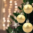 thumbnail image 3 of Nilvkv 24PCS Christmas Tree Balls Ornaments for Xmas Christmas Tree 4cm/1.57" Shatterproof Christmas Tree Decorations Hanging Ball for Holiday Wedding Party Christmas Decorations Clearance, 3 of 5
