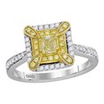thumbnail image 1 of 5/8CTW-DIA YELLOW RING, 1 of 1