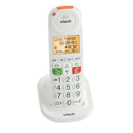 Ooma - Senior Phone Bundle with 3 Amplified Cordless Handsets and Internet Home Phone Service - White