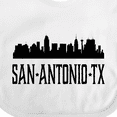 thumbnail image 4 of Inktastic San Antonio Texas City Skyline Boys or Girls Baby Bib, 4 of 4