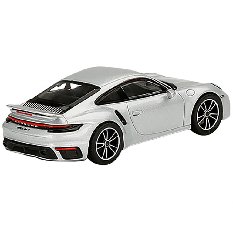 Mini GT MiJo Exclusive Porsche 911 Turbo S GT Silver Metallic