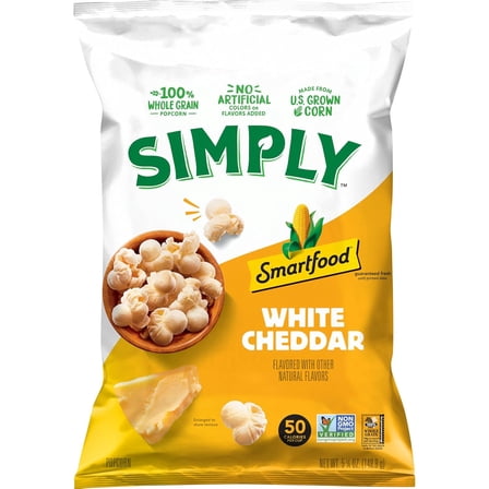 Simply Smartfood White Cheddar 5.25oz ( Pack of 2 )