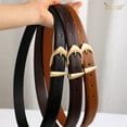 thumbnail image 7 of JASGOOD Women's Leather Belts for Jeans Dresses Fashion Ladies Belt with Gold Buckle, 7 of 7