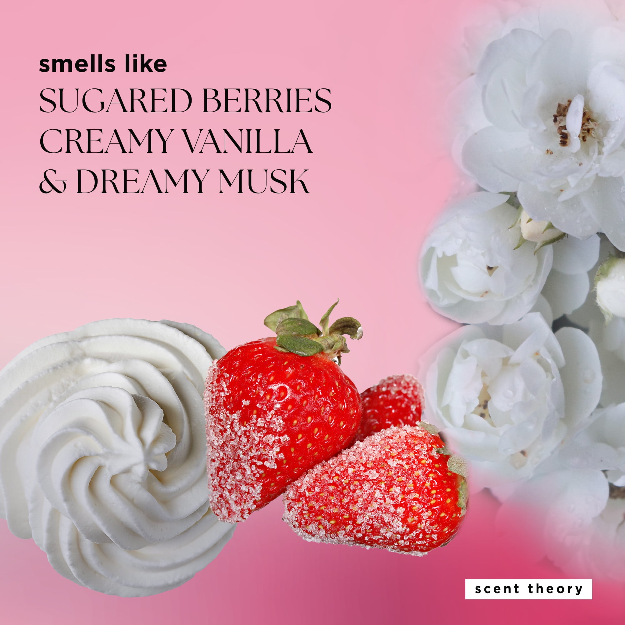 Scent Theory Candied Berries Holiday Bath Gift Set, 5 Piece