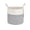 Gray, variant on Large Cotton Rope Storage Basket Woven Laundry Hamper for Towels and Blankets Decorative Bin for Home Decor 16x14 Inch Black