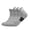 Grey 3Pairs, variant on CNEJRHG Women Men Athletic Socks No Show Unisex Ankle Running Socks Low Cut Cushioned Sports Hiking Socks,Size 5-12 White&Grey&Black 3Pairs