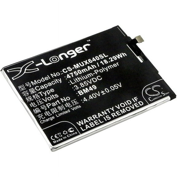 4750mAh BM49 Battery for Xiaomi Max Hydrogen Mi Max Dual SIM TD-LTE 2016001 2016002 2016007 Mi Max Dual SIM